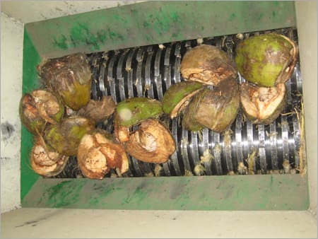 Coconut Husk Shredder Machine For Processing